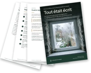 Aperçu du guide « Tout était écrit »